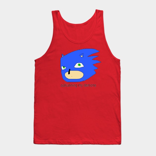 outrunning my demons Tank Top by ROCKETSOX